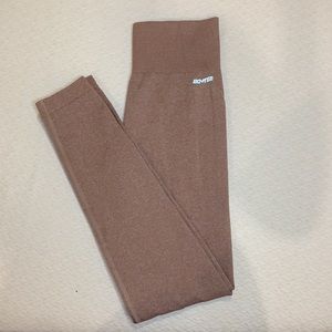 Bo + Tee Brown Seamless Leggings
